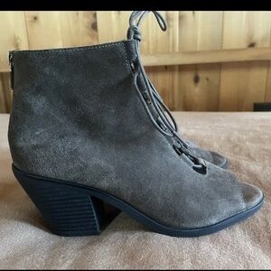Eileen Fisher Gray Heeled Boots